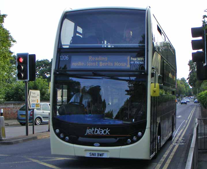 Reading Buses Jet Black Enviro400 1206